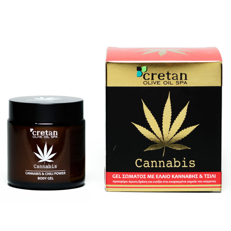 Cannabis And Chili Power Body Gel (100ml) Cretan Olive Oil Spa
