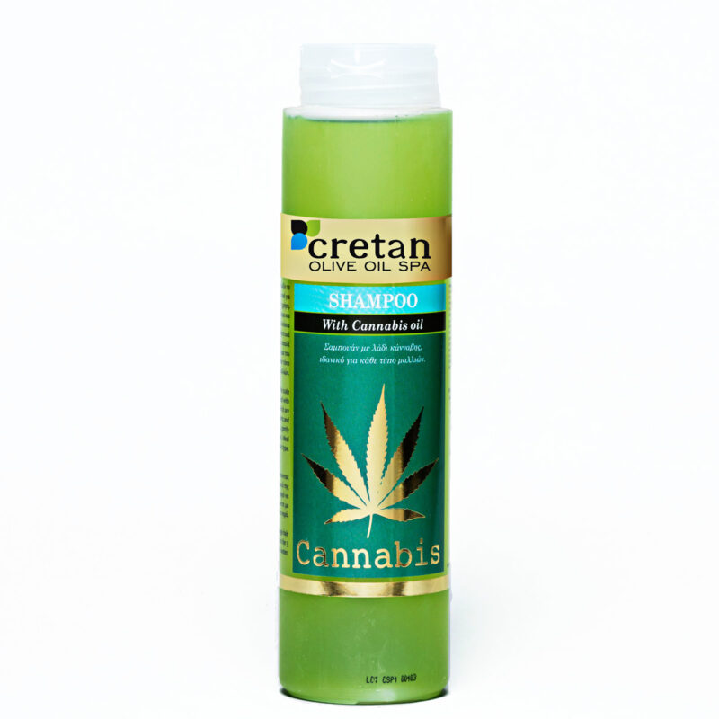 Shampoo With Cannabis Oil (300ml) Cretan Olive Oil Spa