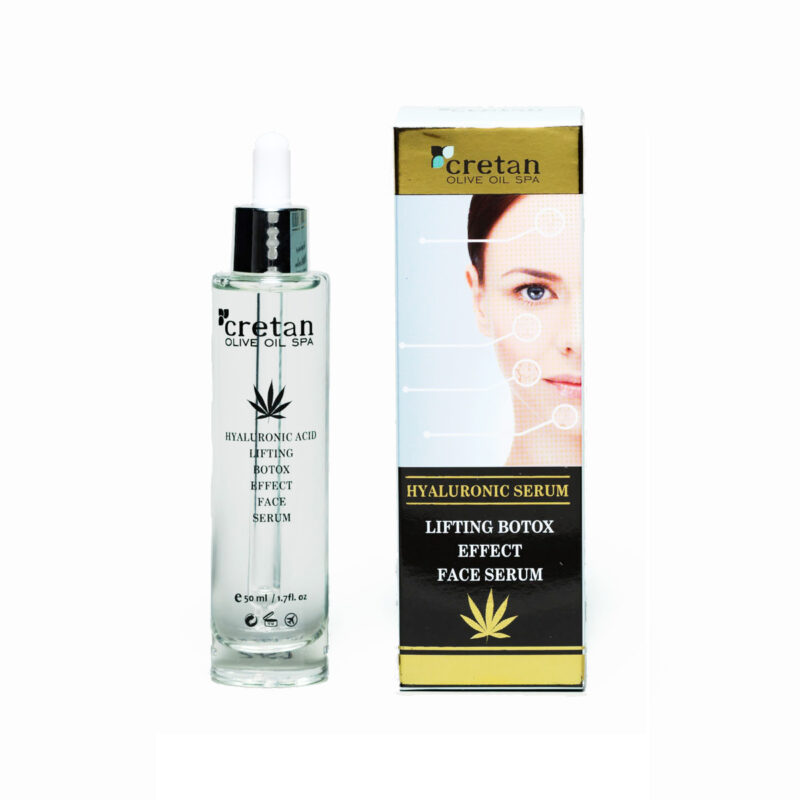 Painless Lifting Botox Effect With Hyaluronic And Cannabis (50ml) Cretan Olive Oil Spa