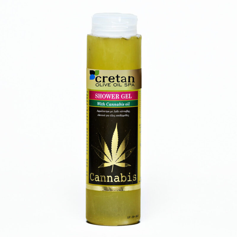 Shower Gel With Cannabis Oil (300ml) Cretan Olive Oil Spa